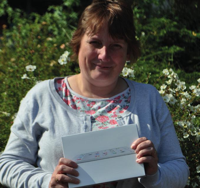 IPad Winner wants more focus on the users Dionne Chamberlain won the IPad Mini in a competition held by the Health and Social Care partnership at the Border Union Show.