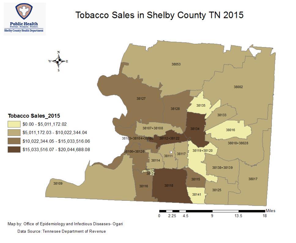 Figure 70 highlights areas in Shelby County with the