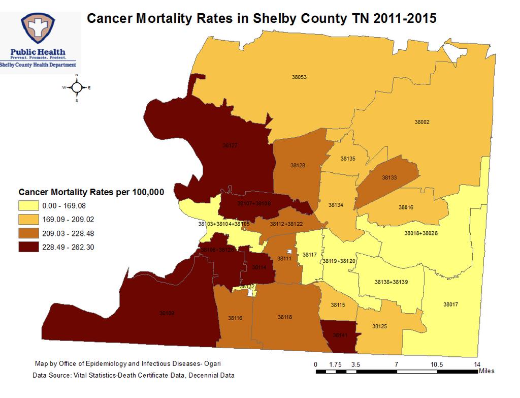 cause of death in the United States, as well as in Shelby County.