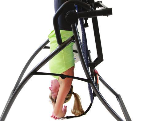 Inverting (continued) Contour L3 Owner s Manual - 5 Full Inversion Full inversion is defined as hanging completely upside down (90 ) with your back free from the Table Bed.