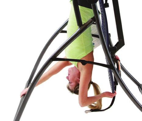 However, DO NOT attempt this step until you are completely comfortable controlling the rotation of the inversion table and and are able to fully relax at an angle of 60. To fully invert: 1.
