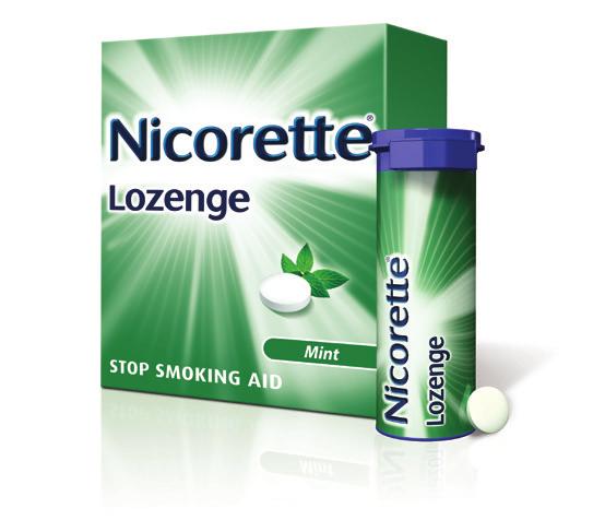 Your Nicorette Lozenges are proven to reduce cravings when consumed as directed. Remember to allow them to dissolve slowly, and to minimize swallowing.