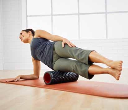 Abductor Massage Abductor Massage - Two-in-One Targets: outer thigh Starting Position: side-lying with outer thigh resting on Massage Foam Roller,