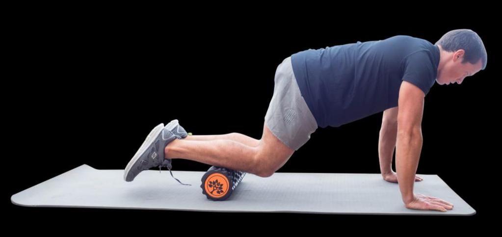 SHIN ROLL This is the critical and most valuable roll for long distance walkers and