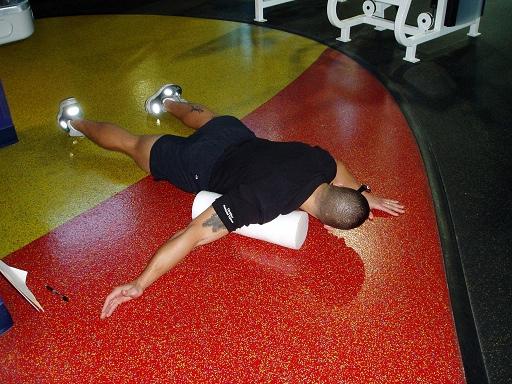 Foam Roller Pec Minor Position your chest closet to your shoulder on the foam roll.