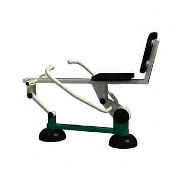 1017 x 499 x 1228mm SELF WEIGHTED ROWER SELF WEIGHTED ROWER TWIST & STEP TABLE TENNIS TABLE Much like a rowing boat, the Self Weighted Rower has been