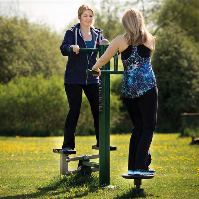 1397 x 962 x 1098mm Our Twist & Step provides two pieces of equipment in one and has been specially designed for adults to improve flexibility, core