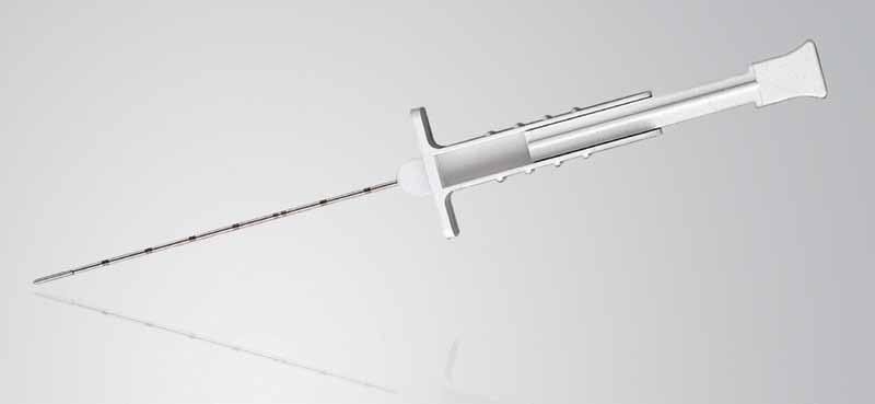 Manual Tru-Cut biopsy needles The Tru-Cut biopsy needle is designed for manual capture of high-quality tissue samples with minimal trauma to the patient.
