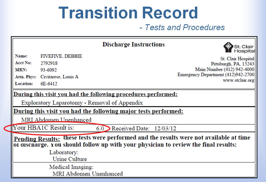 In addition, those providers able to access the EHR, can view this document online.