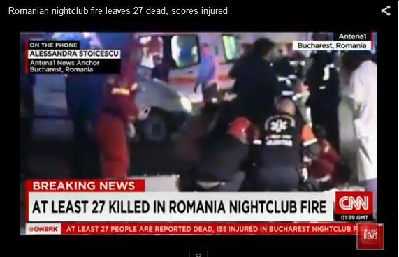 Case Report: Helping in a Tragedy On October 30, 2015, a night club in Bucharest, Romania caught on fire from pyrotechnics from an inside concert.