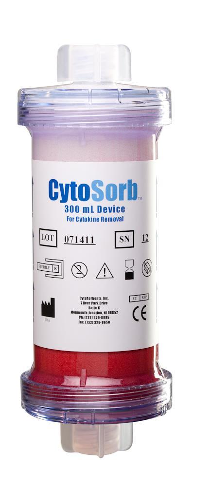 CytoSorb Removes the Fuel to the Fire CytoSorb targets the $20+ billion opportunity in critical care and cardiac surgery Approved in the European Union as the only specifically approved