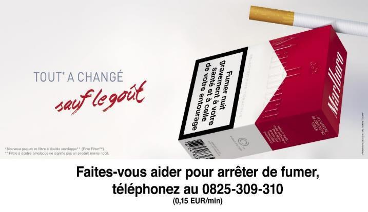 New Marlboro Red 5 city tests in 3 markets (France, Germany and Italy) since January