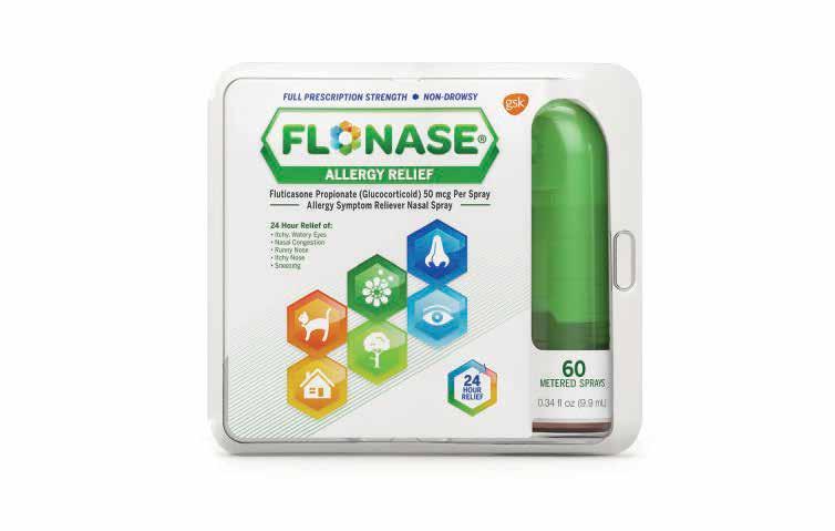FLONASE, the FLONASE logo, the bottle and cap design, and other design elements are trademarks of the GSK group of companies.