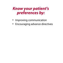 3007 Communication Failures: Correcting Failures Clinicians must understand what their patients need and want. IMAGE: 3007.