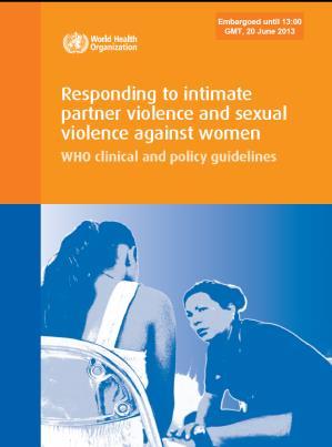 interventions part of NICE domestic violence guidelines evidence review cited as a particularly effective remedy