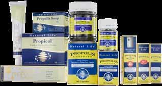Natural Life Propolis range has an APF (Active Propolis Factor) 6% raw material guaranteed bioflavonoid content.