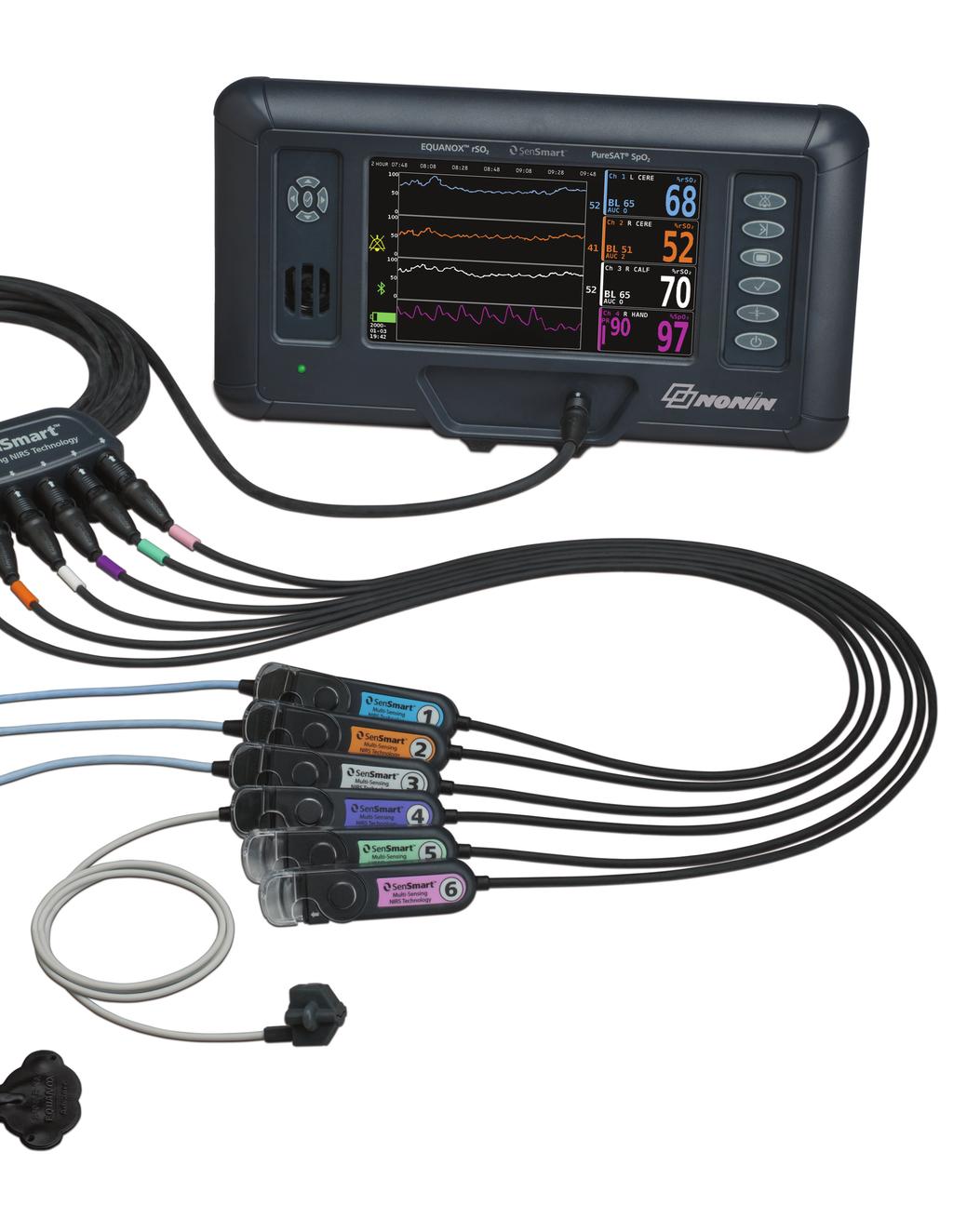 Monitor Signal Processors SpO2 Sensors Soft SpO2 Sensor High-intensity pure light spectrum eliminates variations in readings from patient-to-patient and sensor-to-sensor.