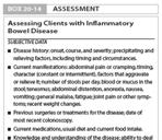 BOX 20-14 Assessment: Assessing Clients with Inflammatory Bowel Disease.