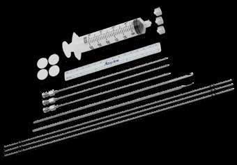 tip cannulated obturators have atraumatic tips and ergonomic handles Atraumatic cannula tip design protects soft tissue Multiple cannula sizes, ranging from 4.5 mm - 6.
