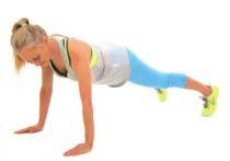 bent. Keeping your tummy muscles pulled in, slowly start to walk your