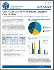 Dental Care Provisions among North Dakota LTC Facilities Only 50% of facilities had a written plan of care for dental needs in place.