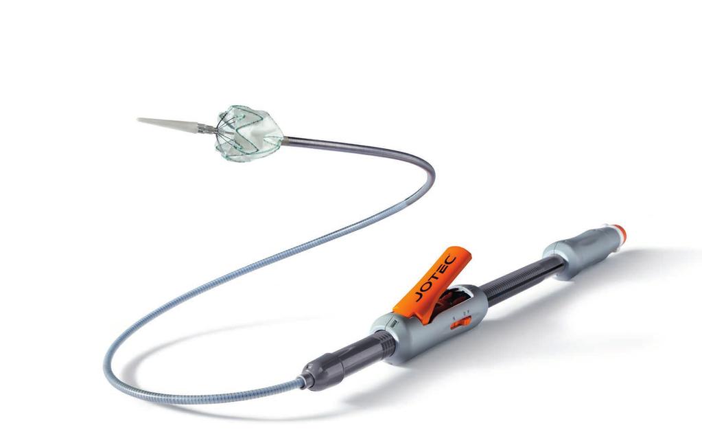 THE DELIVERY SYSTEM NEW TRIPLE-P TECHNOLOGY The new Patented Pearl Pusher Catheter Technology (Triple-P Technology) captivates by its maximal flexibility and good trackability.