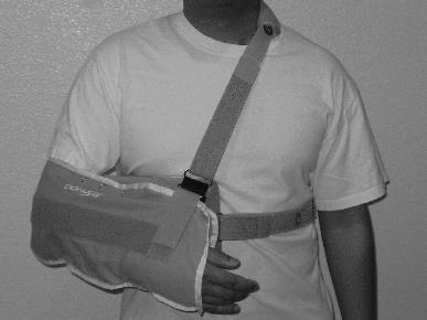 Shoulder Protocol 4 How to Safely Use Your Shoulder Immobilizer It is important to follow the shoulder precautions listed on page 2 when putting on and taking off your sling.