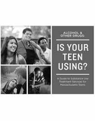 about treatment and support services in Massachusetts and briefly describes the levels of care for young people needing help with an alcohol or drug problem.