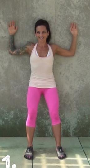 Week Workout A 5 Wall Hold Ups One of the goals of this program is building balance in your body.