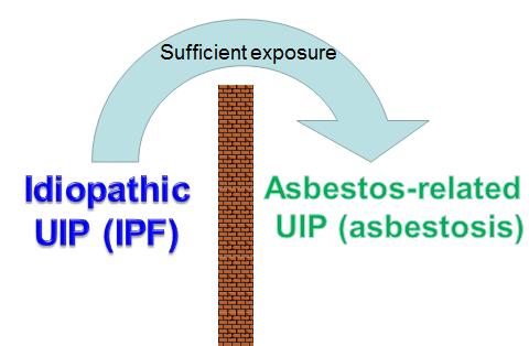 A. History of asbestos exposure: is there a threshold for asbestosis to develop?