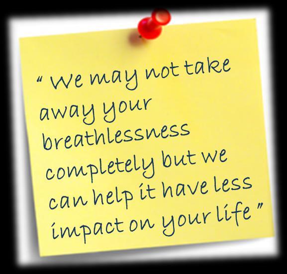 Practical management of breathlessness Week 1