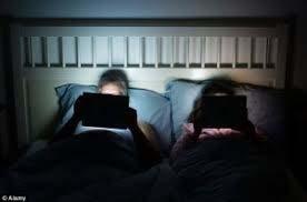AVOID SCREEN TIME BEFORE BED Laptops, IPADS, phones, TV all emit blue light that can cause major sleep problems.