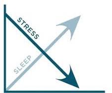 SLEEP IS INFLUENCED BY: Stress Diet