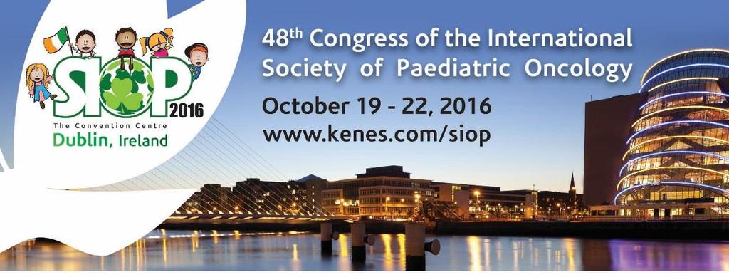 Legend: Keynote Educational Meet the Expert (MTE) Paediatric Psycho-Oncology () Opening/Closing Award Session Free Paper Session (FPS) Session Satellite SIOPe GA SIOP ABM Late Breaker Session