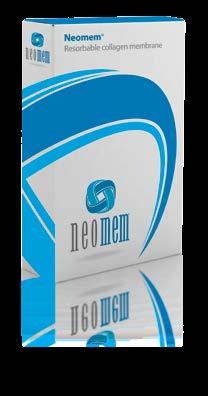 Either side of the Neomem can be placed towards the soft tissue or bone. Easily trimmed and placed, wet or dry.