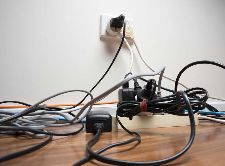 PAGE 4 VOLUME VIII, ISSUE 2 Never Enough Electrical Wall Outlets: Power Strips and Extension Cords Do not box in a power strip, leave space for heat to escape and air to circulate.