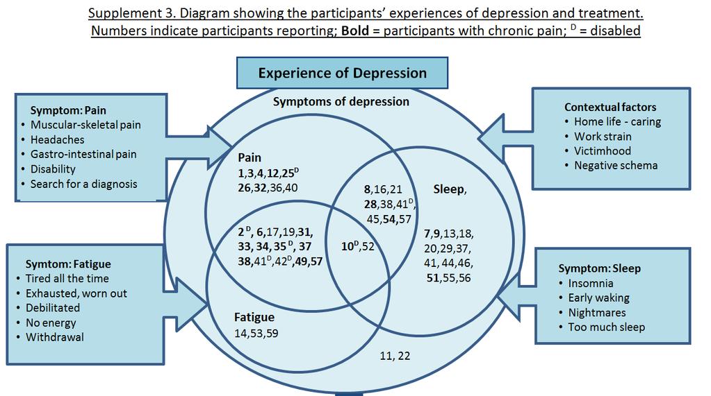 Sub-study 3 Patient experience of depression