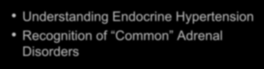 Learning Objectives: Understanding Endocrine