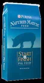Simply stated, Nature s Match bagged feeds are a convenient way to provide the nutrition your pigs need to
