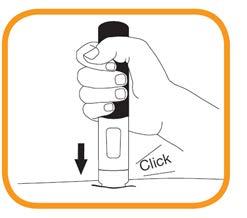Do not rub the injection site. You may cover the injection site with a small adhesive bandage, if necessary. 4. Throwing away supplies Do not re-use the autoinjector. Do not replace the cap.