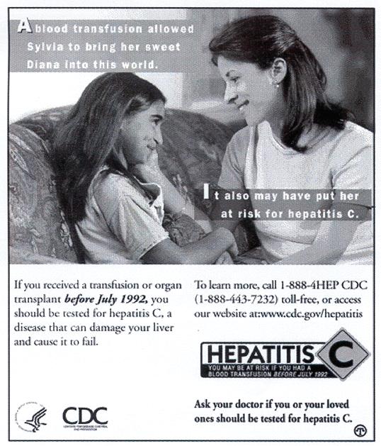 infection; the need for counseling, testing, and medical management to prevent chronic liver disease; and how to differentiate hepatitis C from other types of hepatitis.