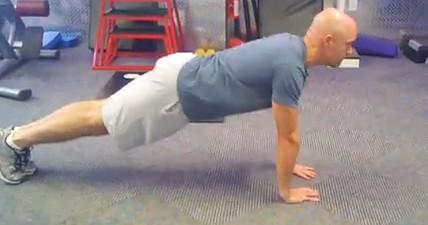 Finishers 1-4 Close-grip Pushup Keep the abs braced and body in a straight line from toes/knees to shoulders.