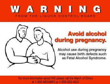 Fetal Alcohol Spectrum Disorders The most serious risk during pregnancy is fetal alcohol spectrum