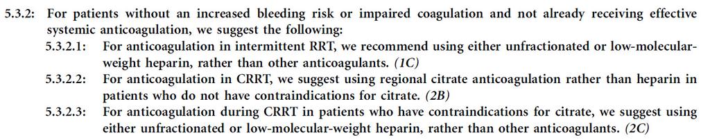 67 68 RCTs bleeding risk 1 6 RCT RCA vs. systemic anticoagulation in total 488 patients 6 RCTs: lower bleeding incidence with RCA, p<.