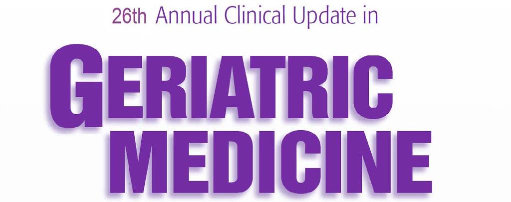 Exhibitor and Sponsorship Agreement Title of Activity: 2018 Clinical Update in Geriatric Medicine Location/ Date(s): Pittsburgh Marriott City Center, Pittsburgh PA April 5-7, 2018 Organization*: