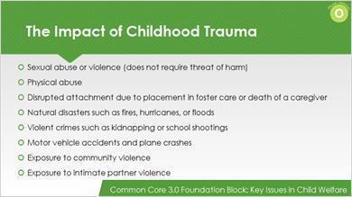 During this section of the course, we ll discuss the signs and symptoms for the conditions that most frequently impact children.