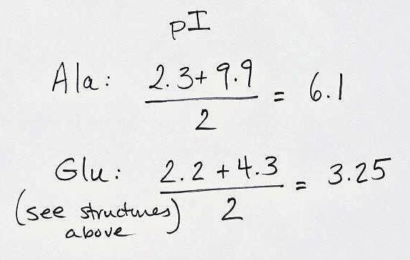 For example, Aspartate (D, Asp): Asp has 3 titratable protons 1. pka s for the three groups (look at Table3.2) 2.