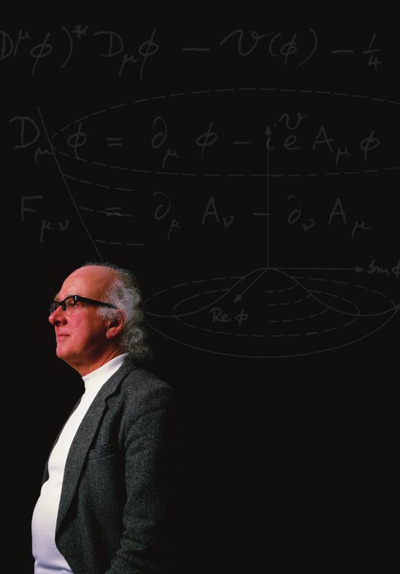 BY JESSICA GRIGGS the missing piece p rofessor Peter Higgs can still recall the moment he first realised he was famous. His colleague returned from a conference and told him so.