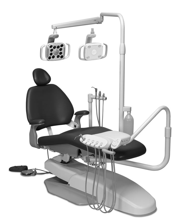A-dec 37L or 57L Dental Light on an A-dec Performer Dental Chair INSTALLATION GUIDE Contents Before You Begin.......... Remove the Covers........ Choose the Procedure...... 3 Install the Rigid Arm.