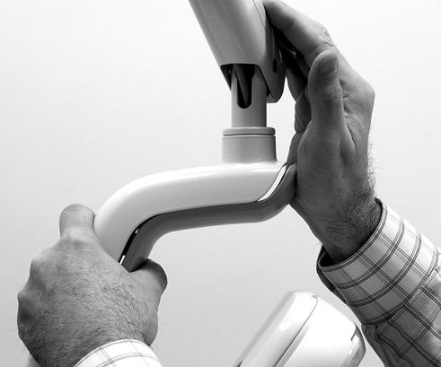 A-dec 37L or 57L Dental Light on an A-dec Performer Dental Chair Installation Guide Reinstall the Driver Housing Cover Task.